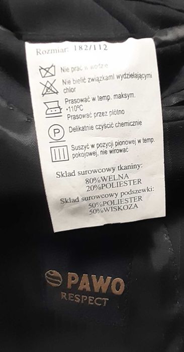 Garnitury męskie ze spodniami, PAWO