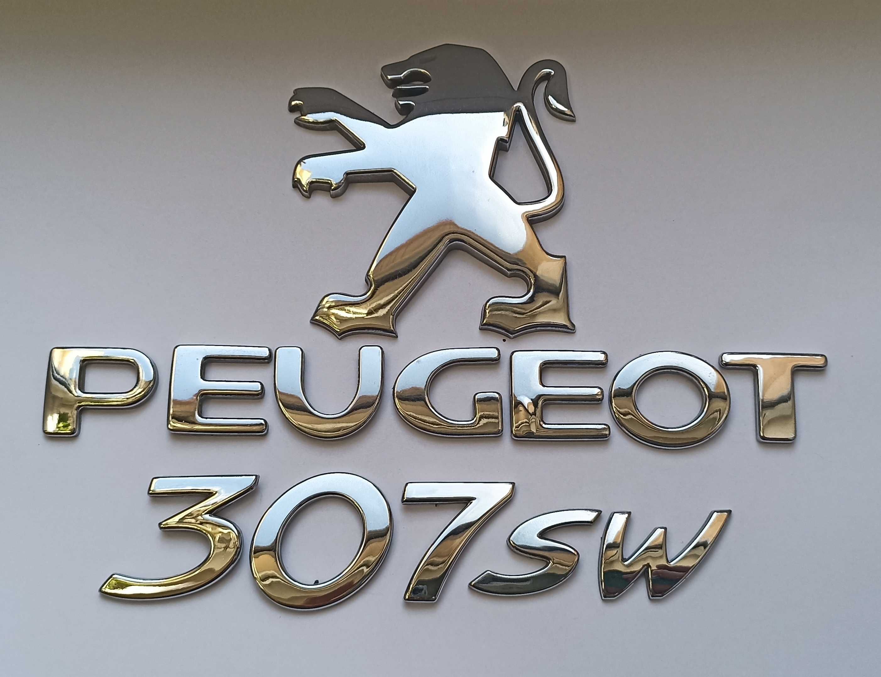Napis emblemat Peugeot 307 sw 02-08r