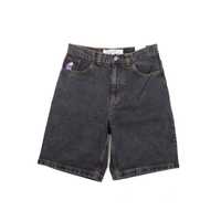 Шорти Polar big boy washed black rappants inco dime baggy