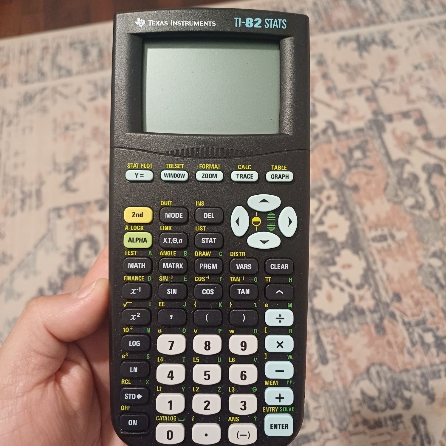 Calculadora grafica T1-82 stats