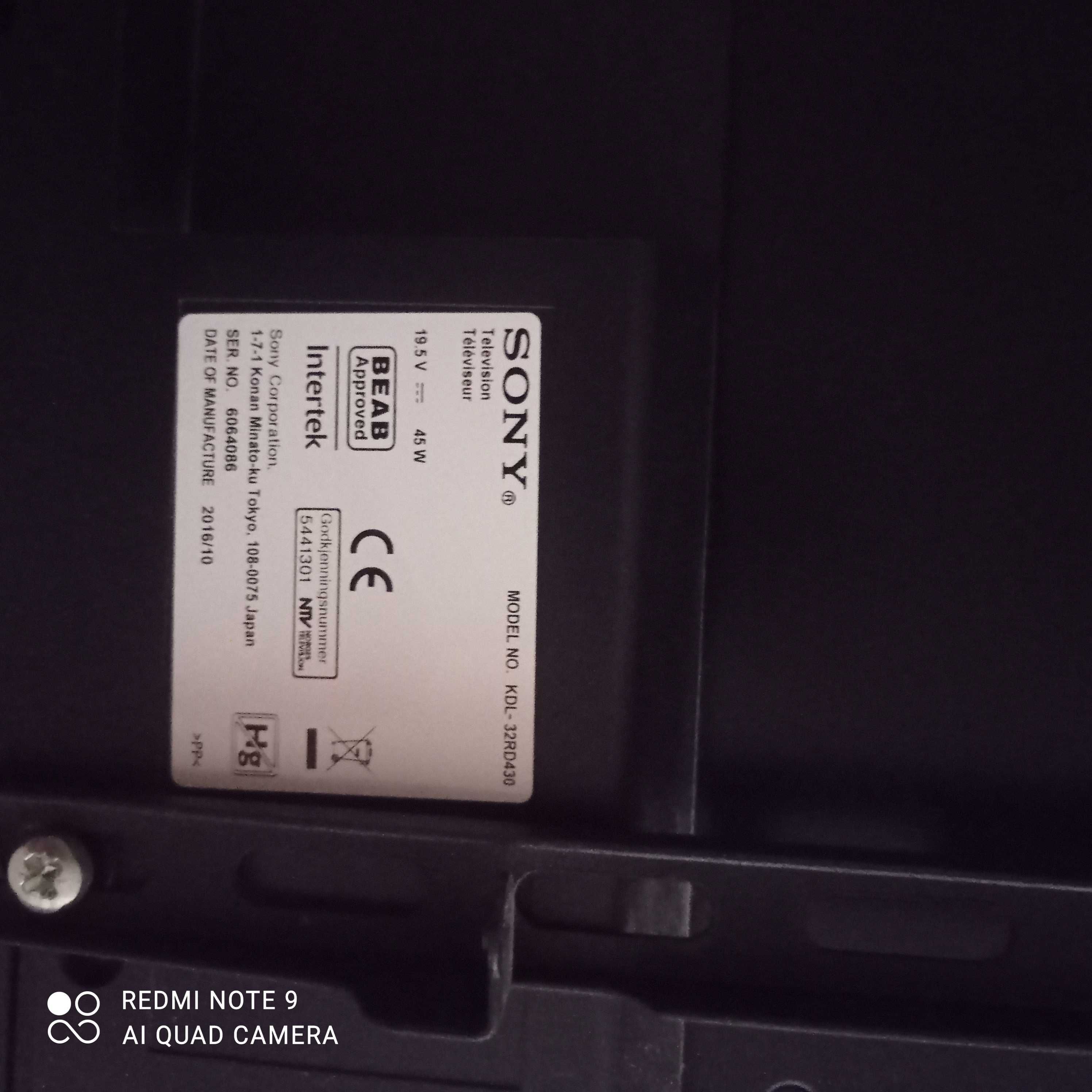Sony 32 cale stan niemalże idealny