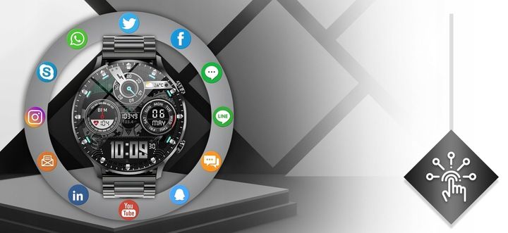 Smartwatch Zegarek Męski 2 Gen Polskie Menu Połączenia Sport Smart Wat
