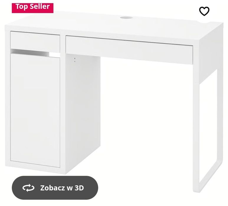 Biurko Ikea białe