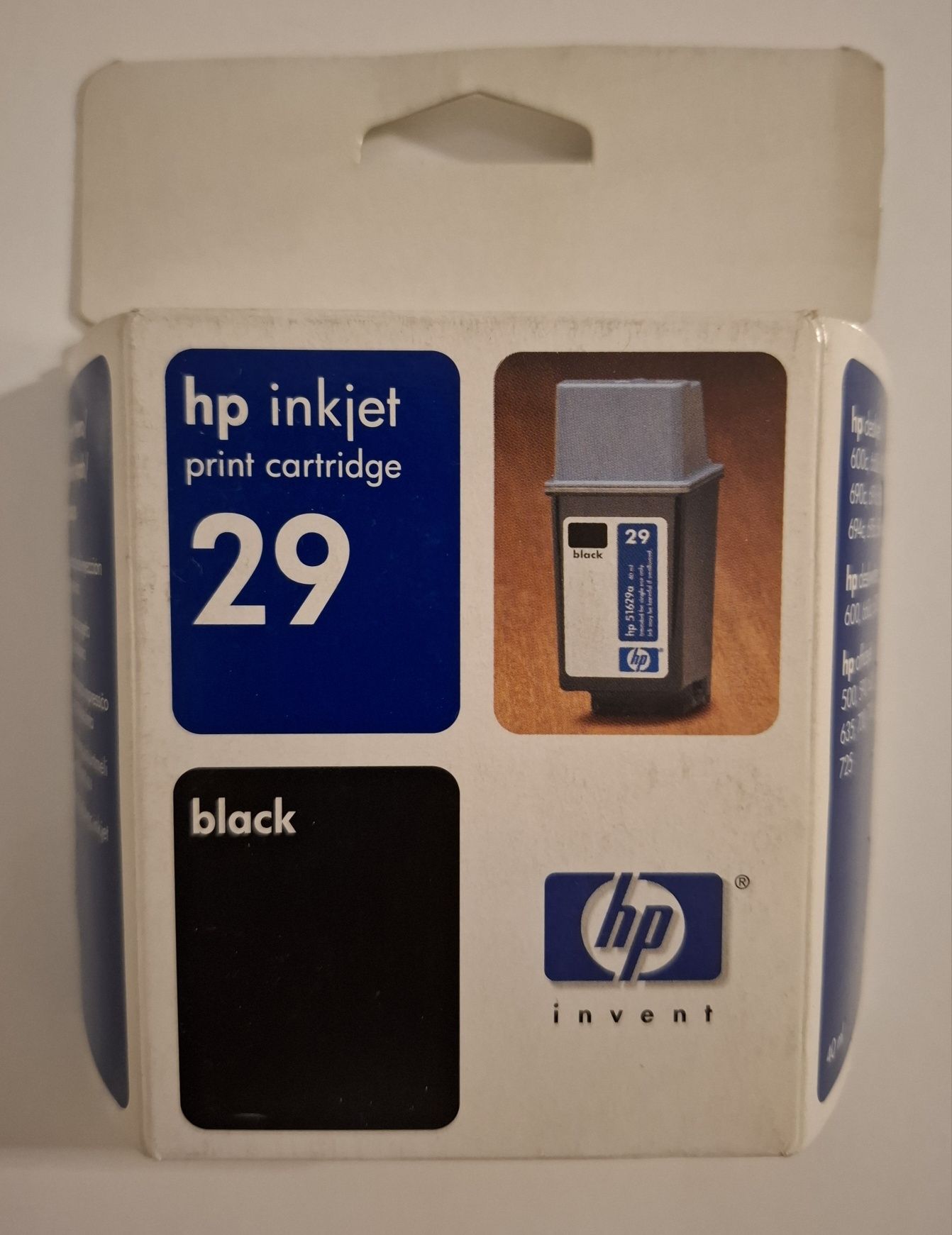 Tinteiros originais e Selados HP e Cannon
