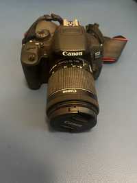 Canon 700D c/microfones & lente