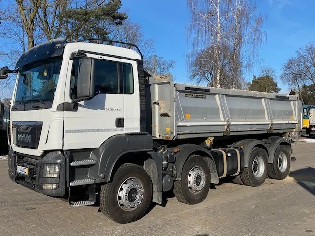 MAN TGS 35.460  MAN TGS 35.440 8X4 wywrotka 3-str Meiller Bordmatik 34tony nr ref 1332