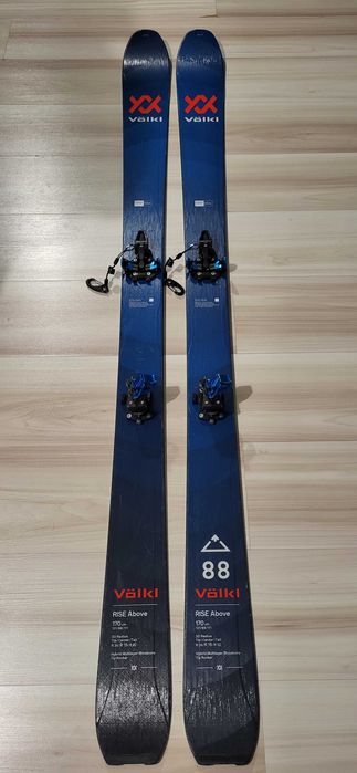 Nart skiturowe Volkl Rise Above 88 + foka + Dynafit dł. 170cm