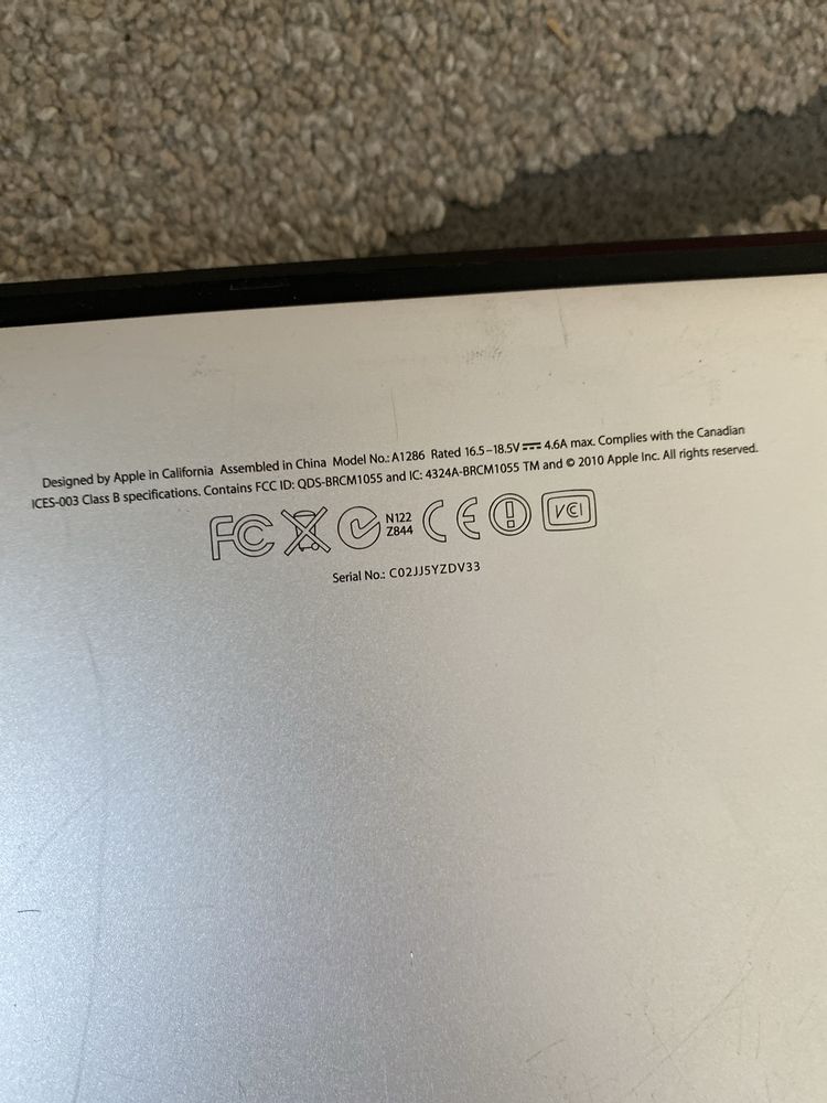 MacBook с Европы