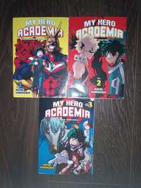 Manga My hero academia 1-3 (1, 2, 3) Zestaw Komplet