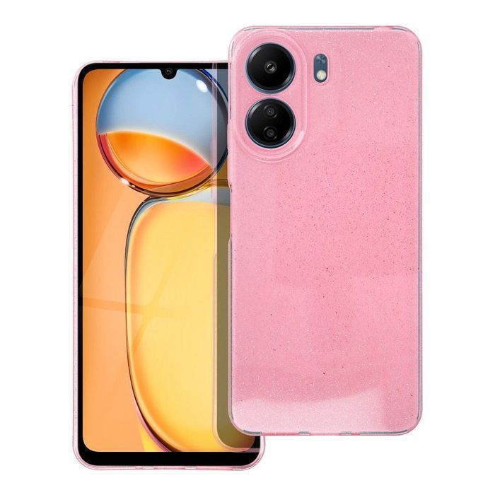 Futerał CLEAR CASE 2 mm BLINK do XIAOMI Redmi 13C / POCO C65 różowy