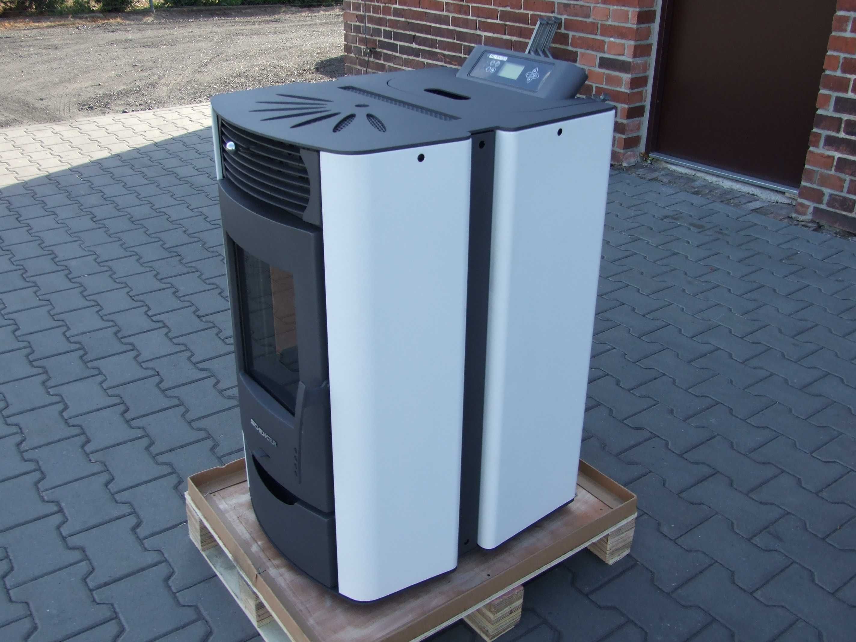 Piec piecyk kominek na pelet pellet 7,1 KW Schenger