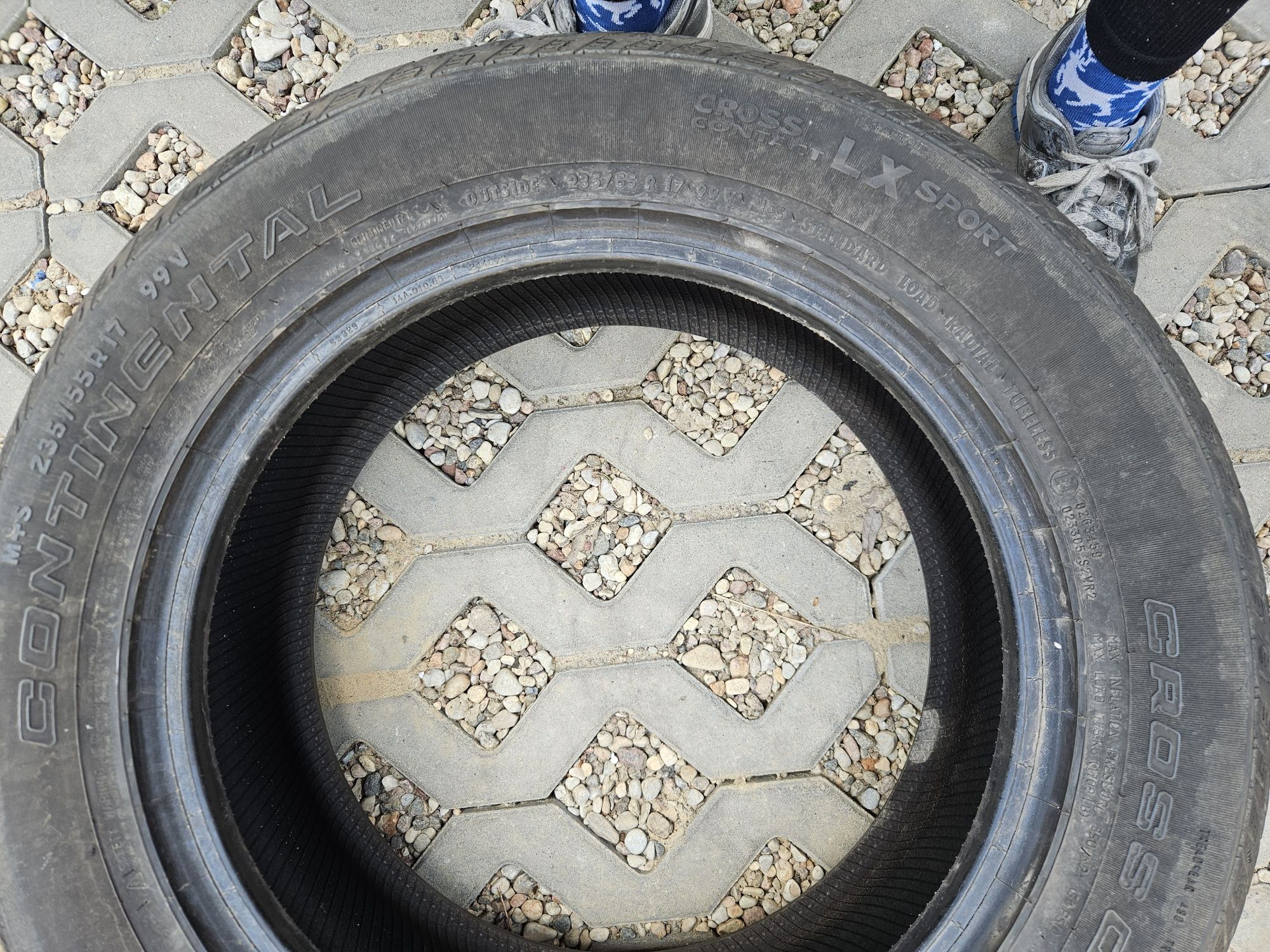 [2szt] Continental 235/55 r17 Całoroczne /// 6mm!!! MONTAŻ