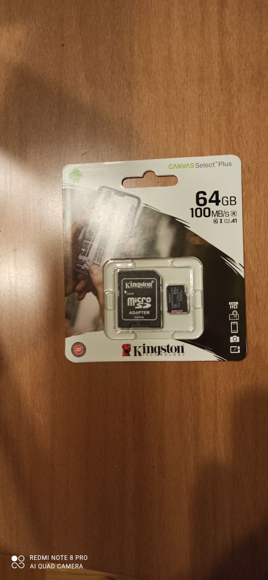 Karta pamięci Microsd Kingston 64 GB