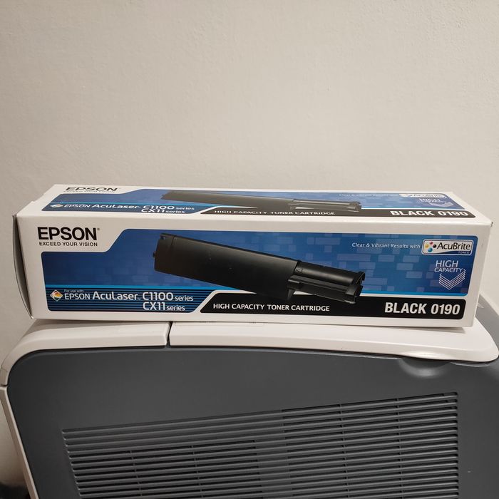 Toner czarny Epson 0190 oryginalny do C1100