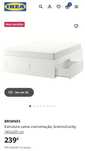 Cama  Brimnes Ikea NOVA (embalada) 200x140