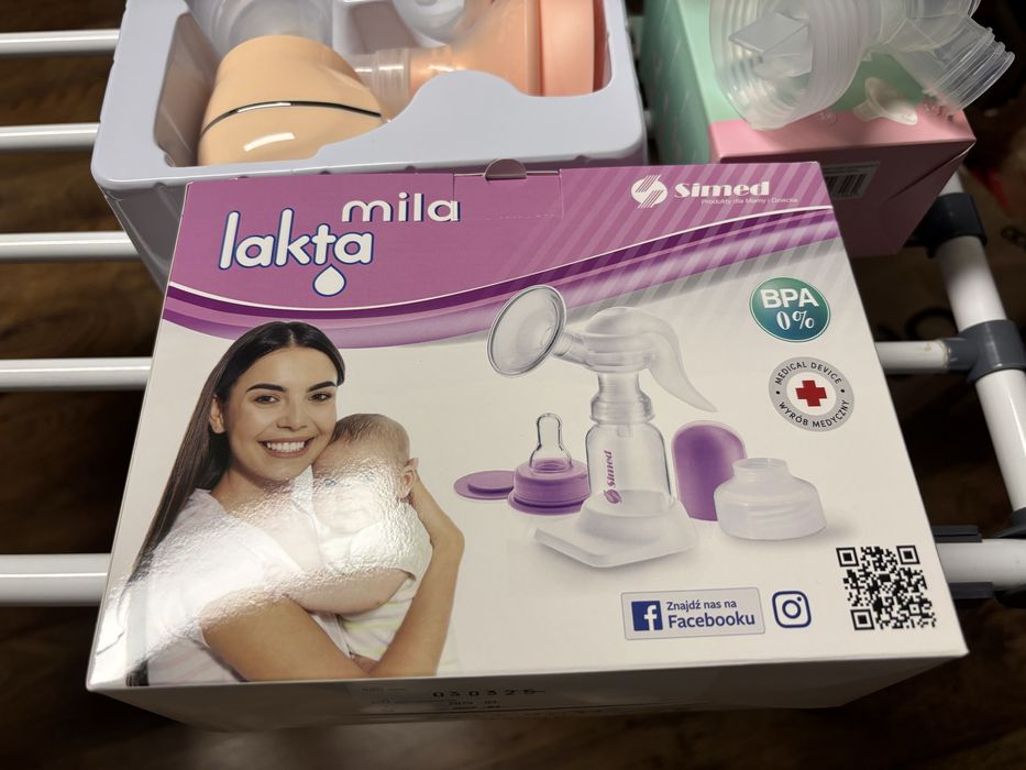 Laktator Neno Primo, dwa rozmiary lejka, laktator ręczny