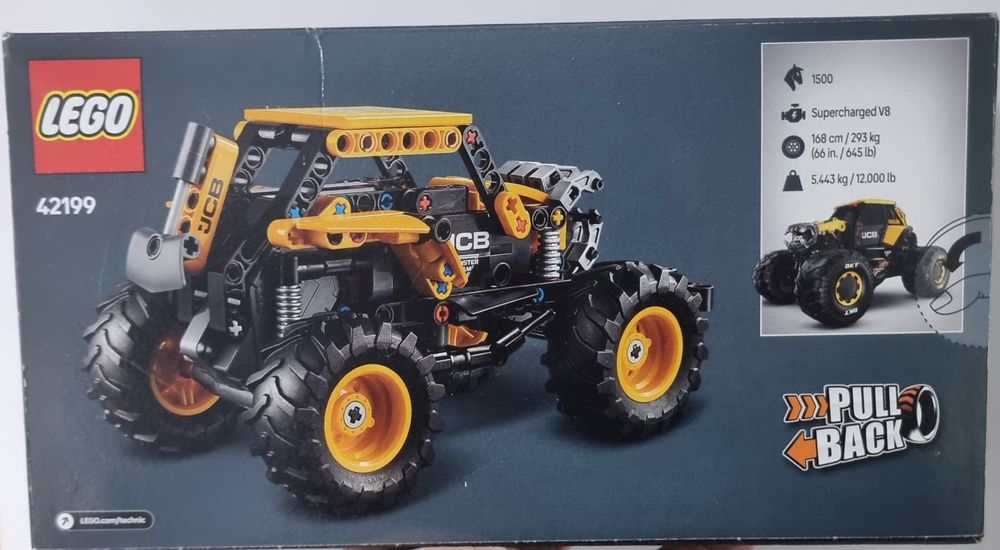 LEGO TECHNIC 42199 Monster Jam0 DIGatron Pull-Back, zestaw klocków +7
