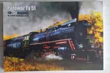 Model kartonowy Parowóz Ty51 angraf 1:25 7/2014
