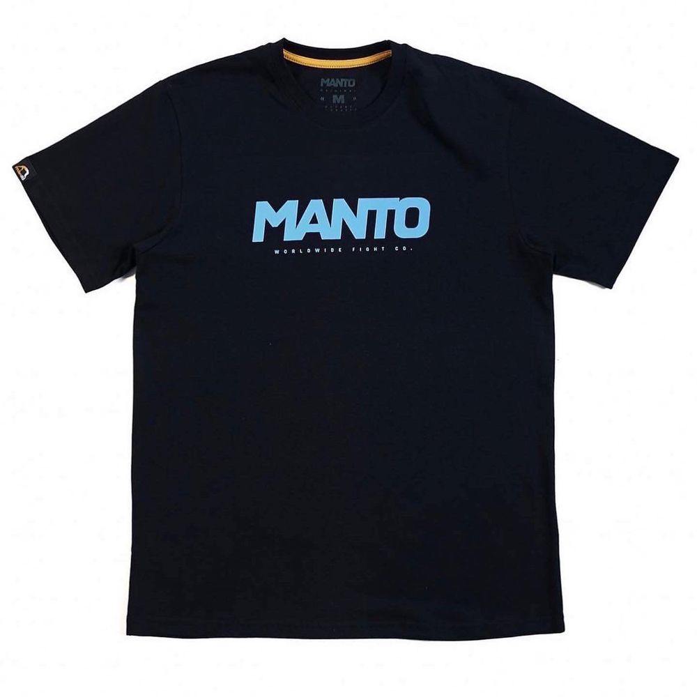 оригінал! футболка manto t-shirt gym 2.0 black |