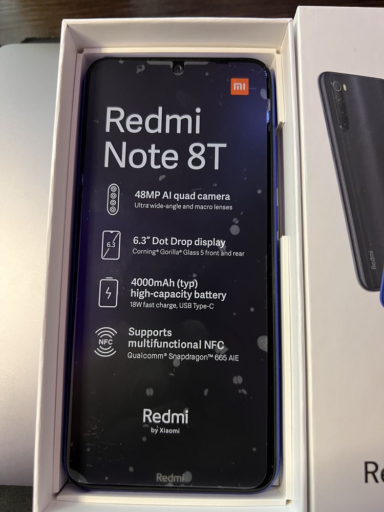 Смартфон Xiaomi Redmi Note 8T 4/64GB Starscape Blue