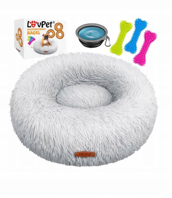 Lovpet legowisko dla psa szary 80 cm x 80 cm