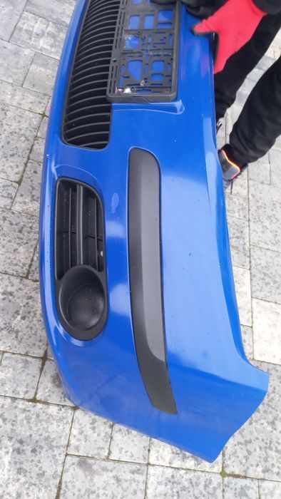 Skoda Fabia 1 lift 04-07 zderzak przod przedni niebieski 4590