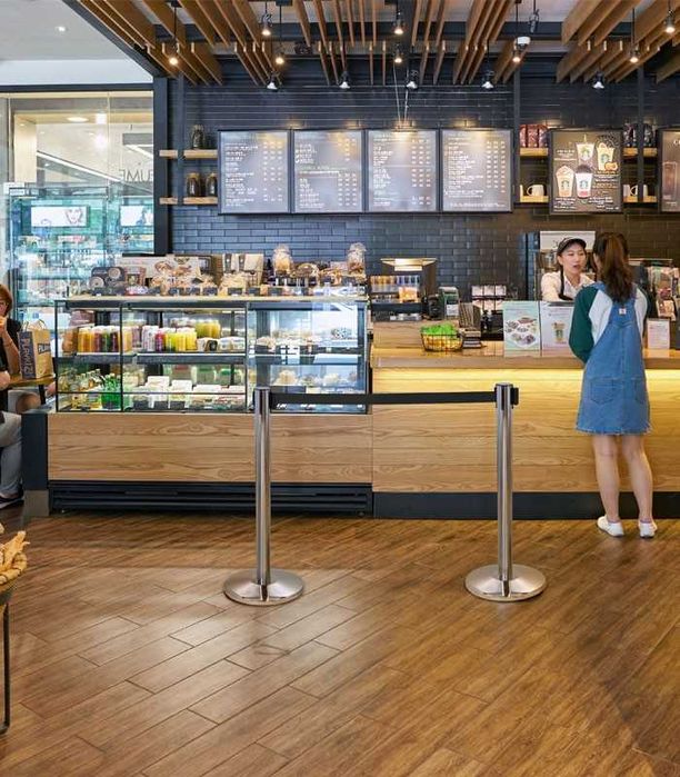 Separador com fita preta de 2m