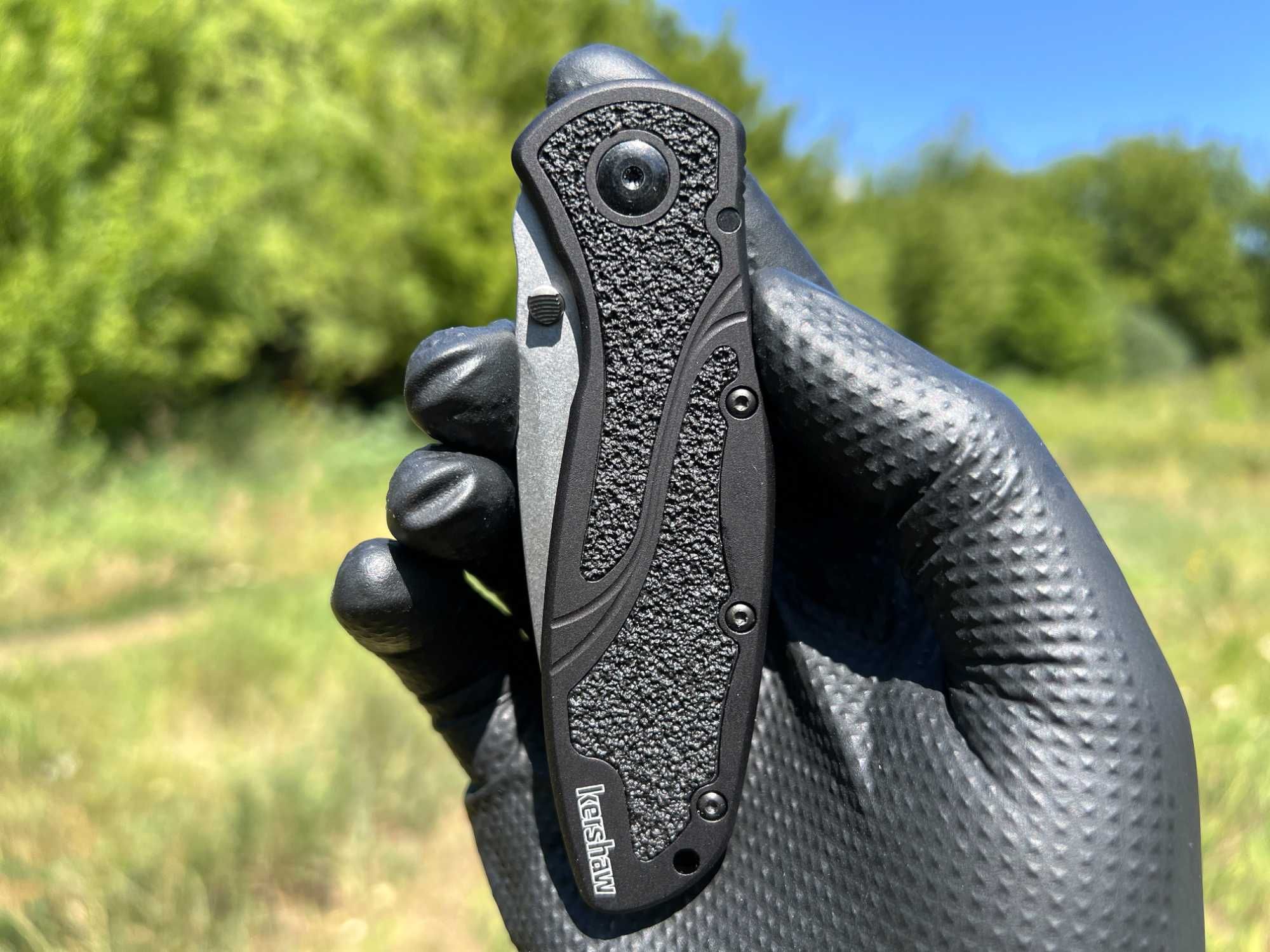 Складний ніж Kershaw Blur Stonewash CPM S30V, оригінальний