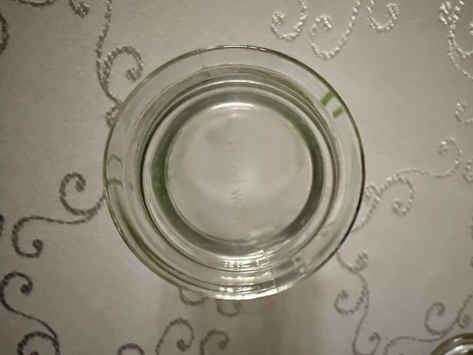 Szklanki Tetley Quality Tea 200 ml Oryginalne 6szt z zielonym motywem