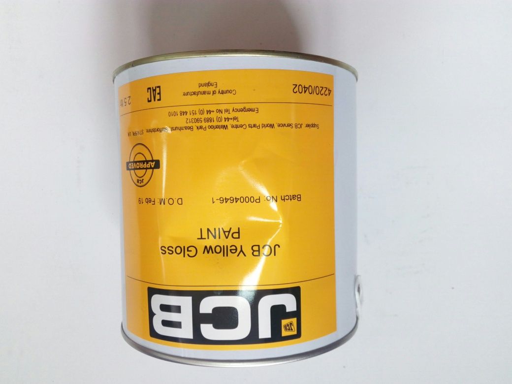 Oryginalna Farba JCB yellow gloss