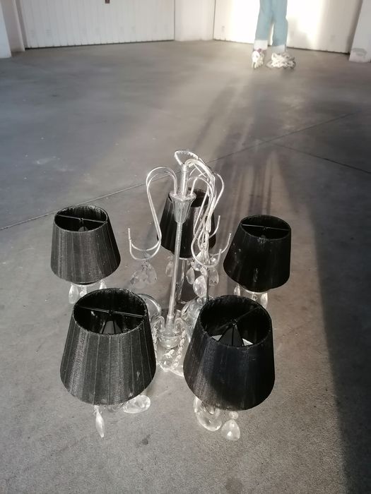 Candeeiro de teto 5 lâmpadas