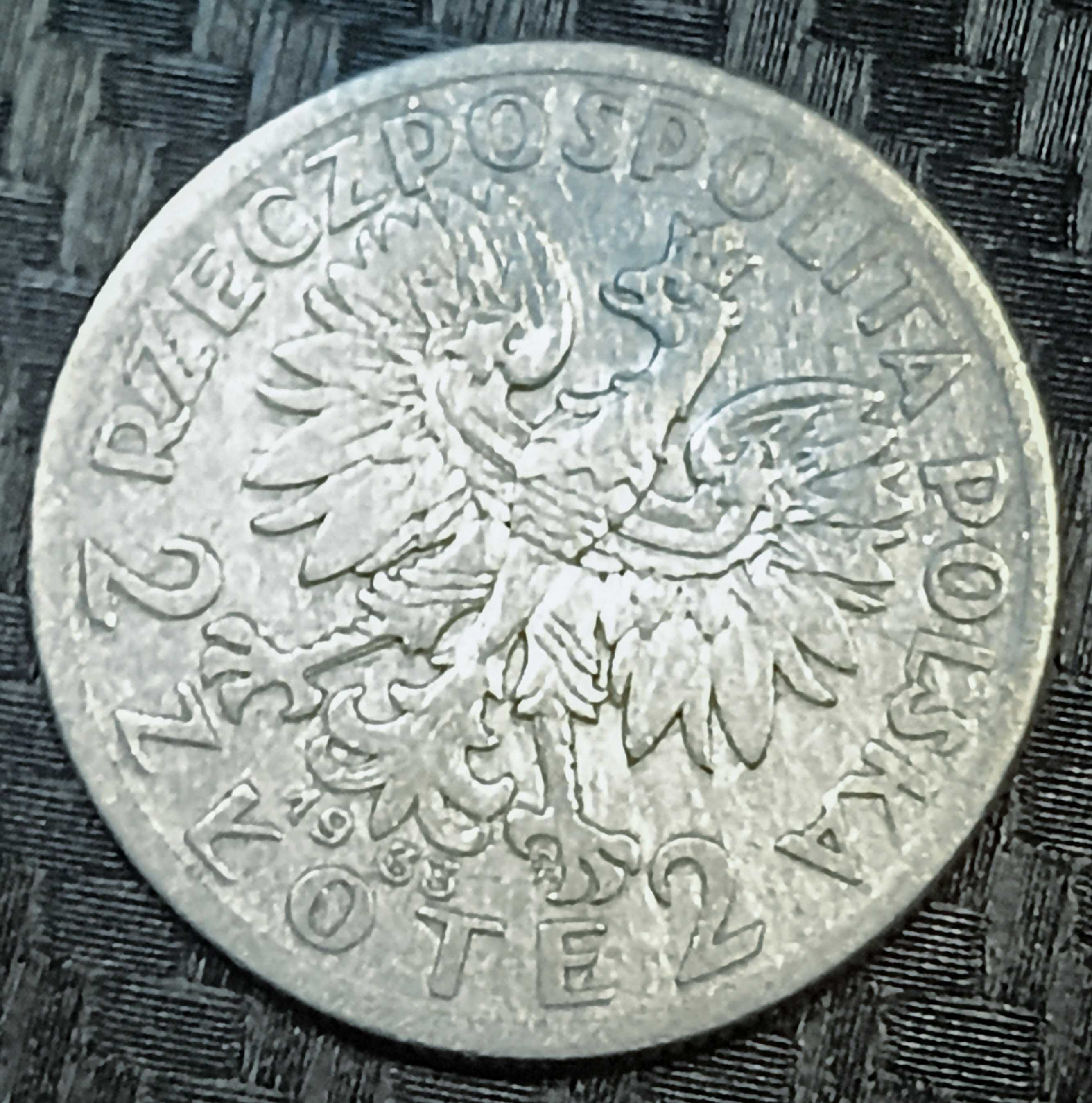 Zestaw 3 monet głowa Polonia kobieta ZZM 1933 2zl 5zl 10zl srebro
