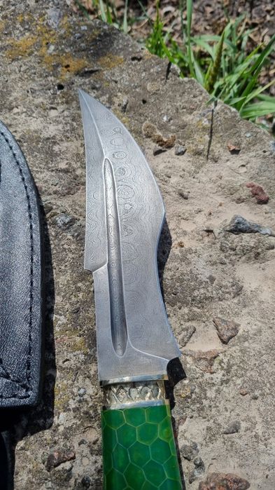 Коллекційний  ящур воїн ніж дамаск