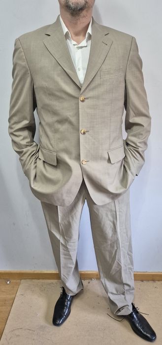 WINDSOR roz. 102 XL garnitur męski Premium wełna 100's