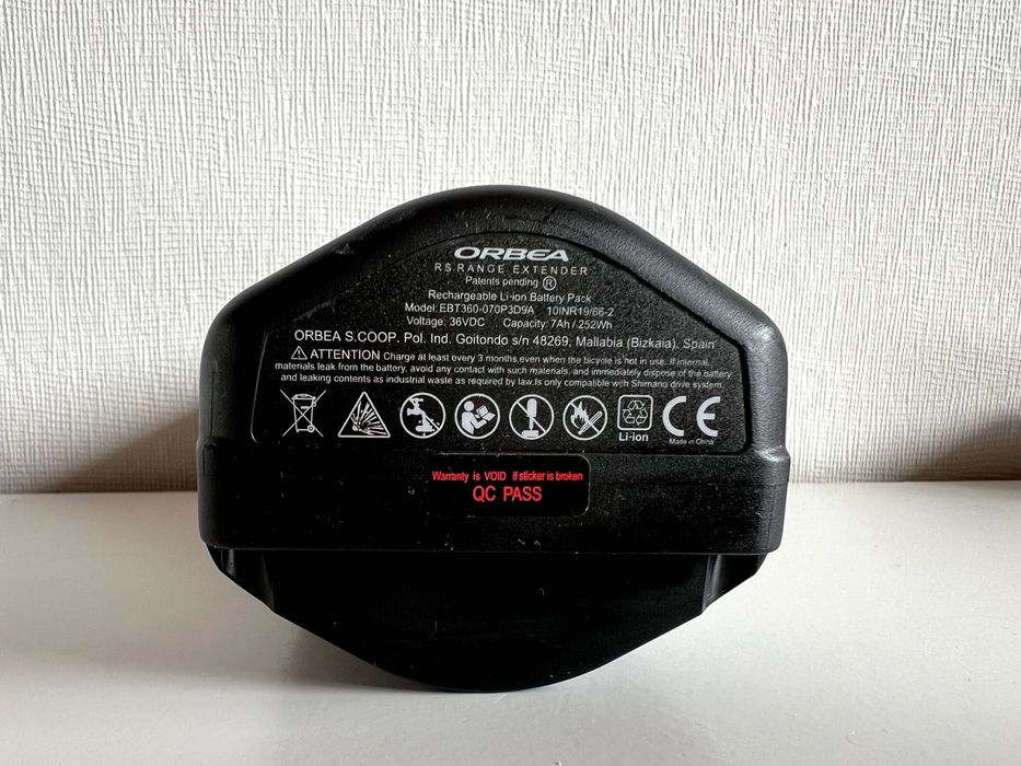Orbea R.S Range Extender GEN 1 RISE 252Wh Dodatkowa bateria