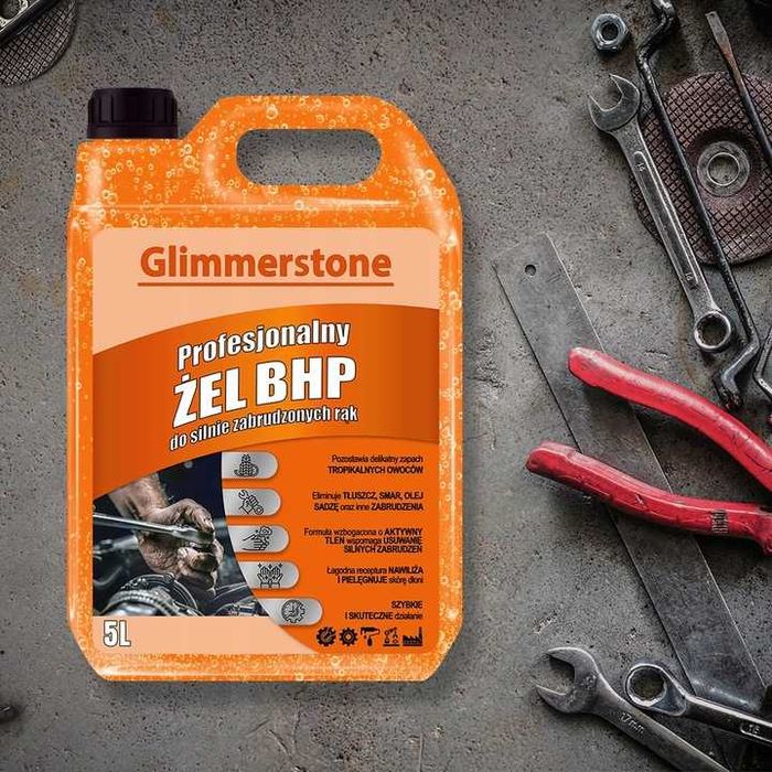 Pasta Bhp Żel Do Mycia Silnie Zabrudzonych Rąk Z Aktywnym Tlenem 5L