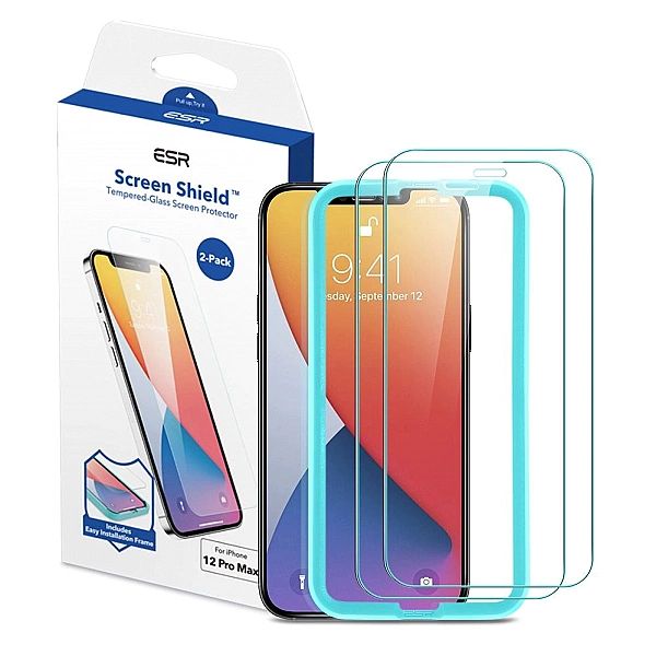 Szkło Hartowane ESR 2-pack do Iphone 12 Pro Max Clear