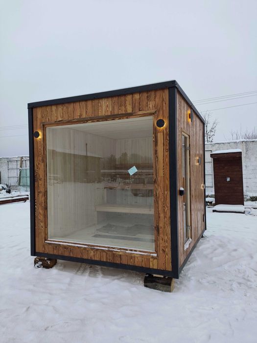 Сауна баня Модульна баня Сауна з панорамою Сучасна лазня