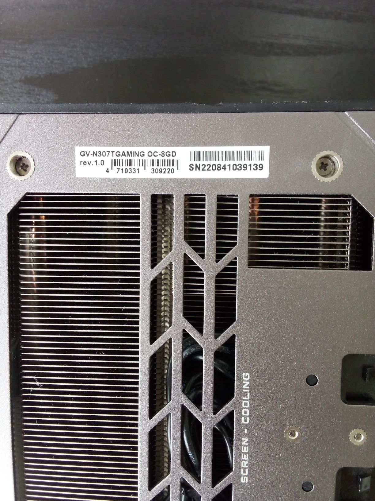 Видеокарта GeForce RTX 3070 Ti G OC 8G