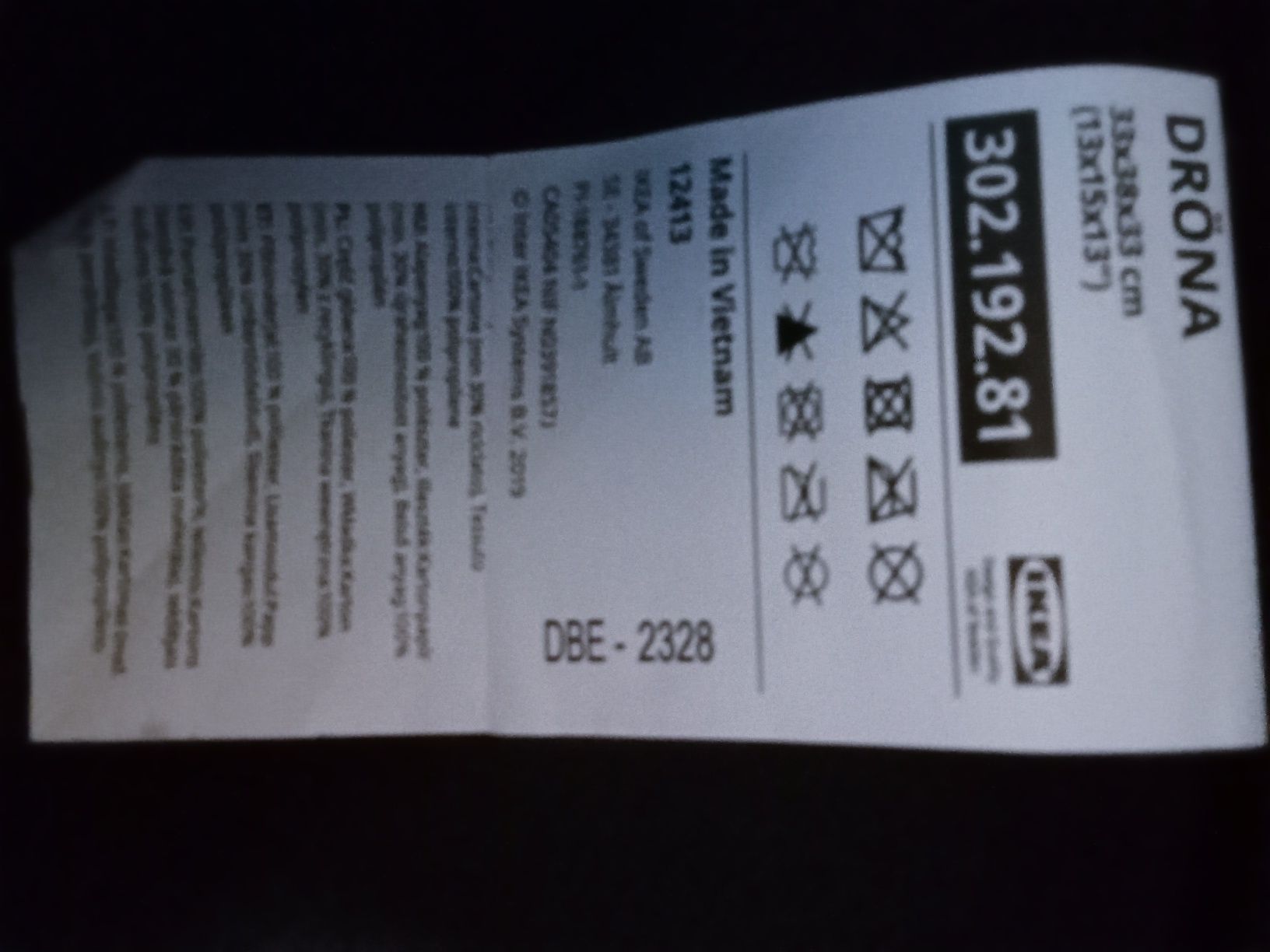 15 caixas IKEA -DRONA, 13x15x13, pretas