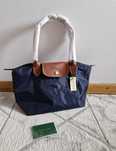 Torebka LONGCHAMP granatowa roz M