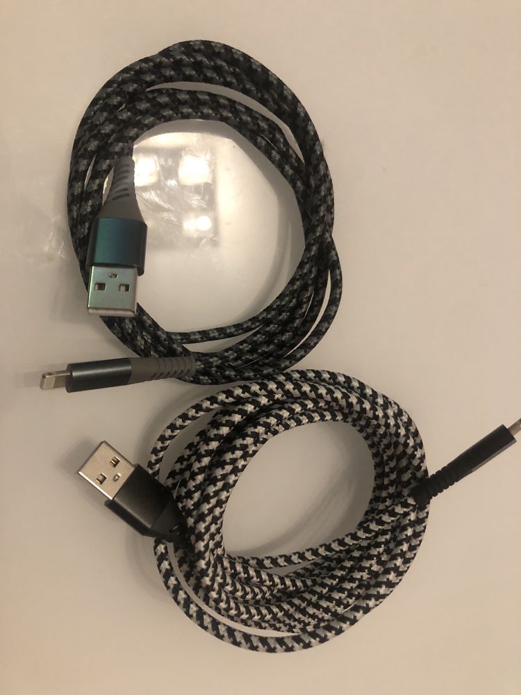 Kabel iphone 2szt 1.5 i 3m +etui