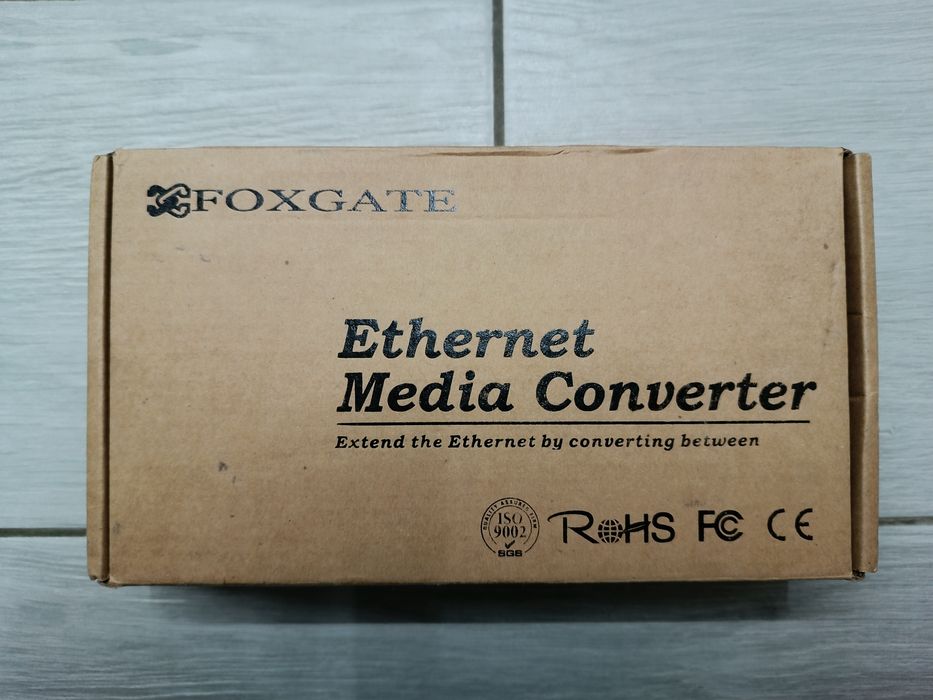 Медіаконвертер гігабітний медік foxgate ec-q-1g-1sm-1550nm-20