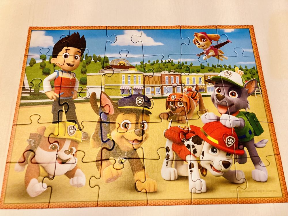 Psi patrol paw patrol zestaw puzzli puzzle