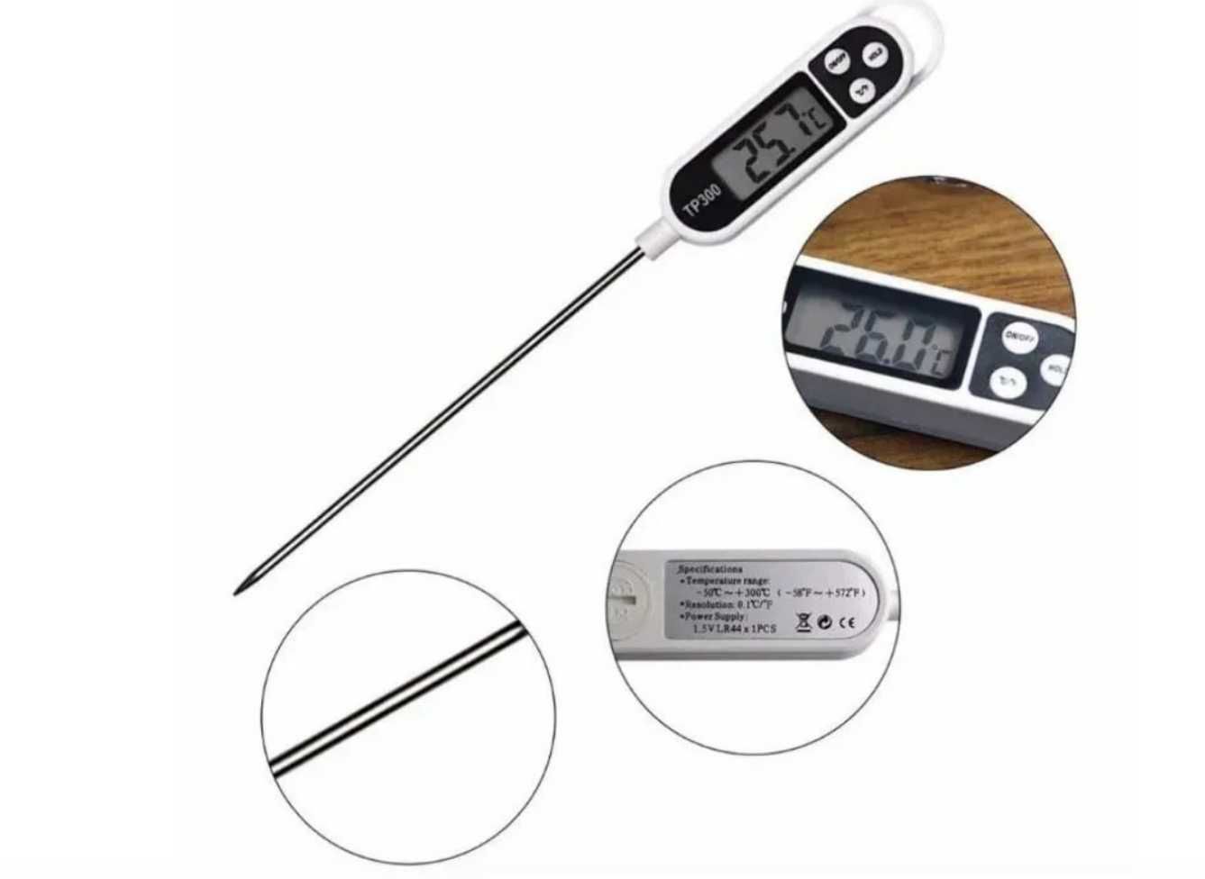 Электронный цифровой термометр TP-300
