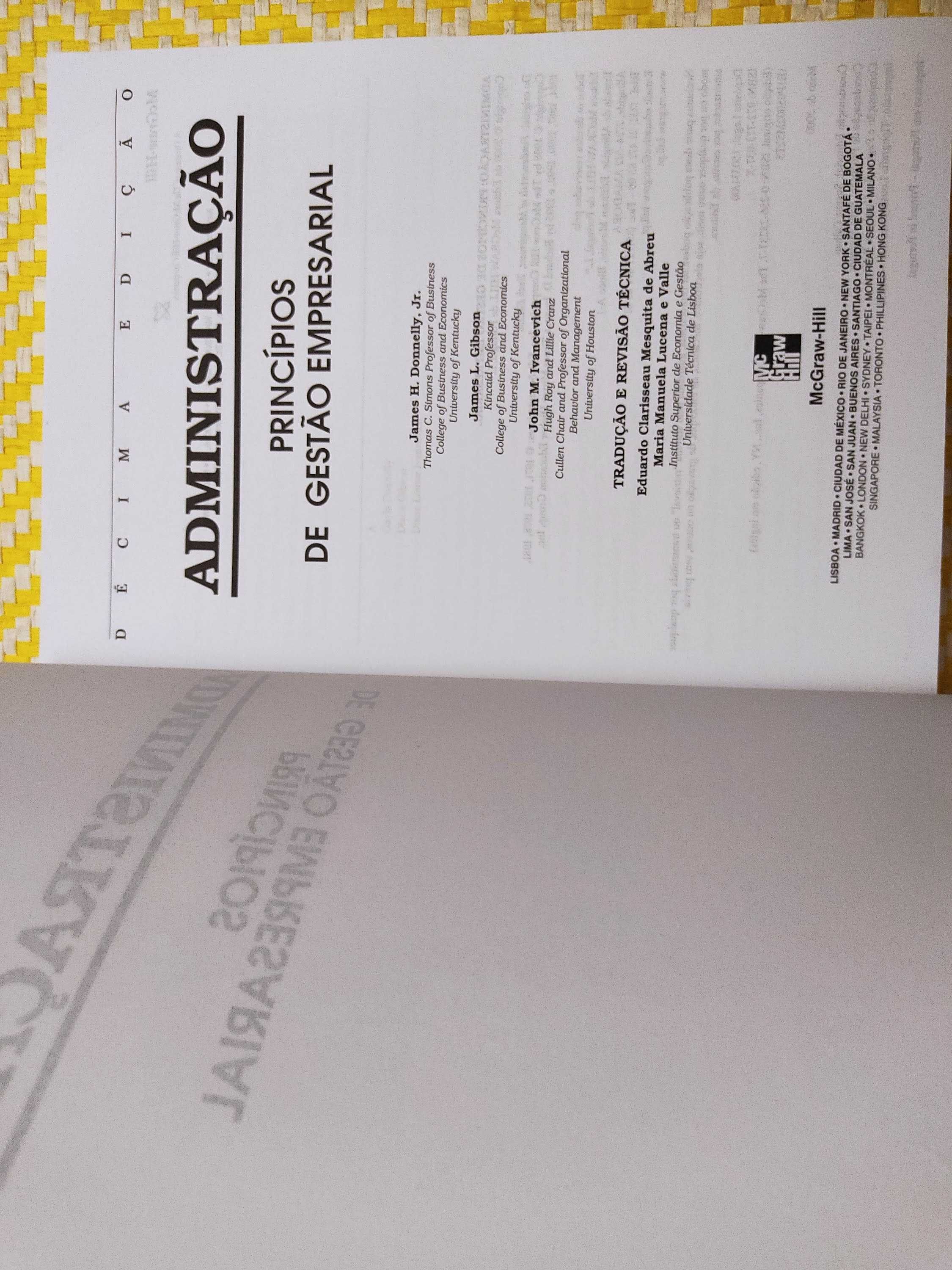 ADMINISTRAÇÃO - Princípios de Gestão Empresarial