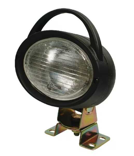 Lampa robocza Halogen, owalna, 12V przezroczysta przykręcana Ajba