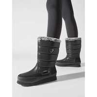Luhta Śniegowce Waterproof A.W.S. czarne futerko 38 buty