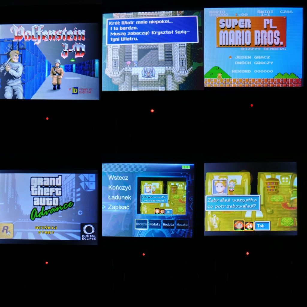 konsola data frog GB300 v2 emulator multicore gier GBA NES nie R36S