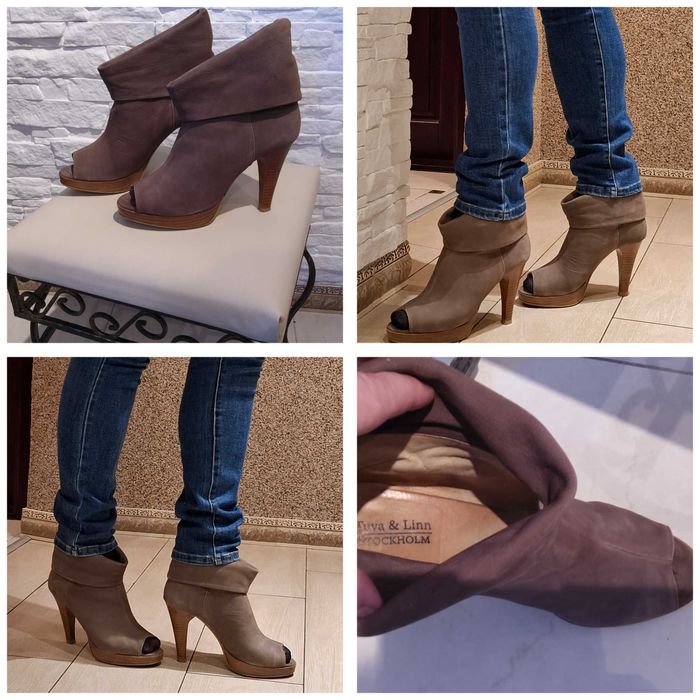 Tuva & Linn Stockholm полусапожки на платформе размер 41
